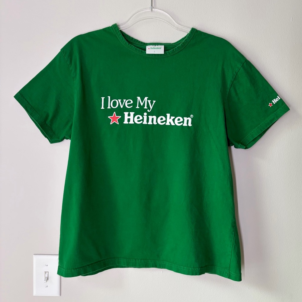 Heineken “I Love My Heineken” Green Short Sleeve Tee